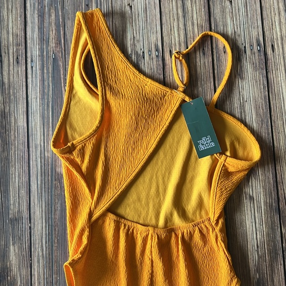 NWT Wild Fable Orange Bodysuit S - Picture 5 of 6
